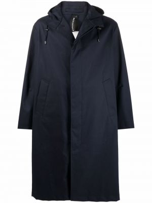 Палто с качулка Mackintosh синьо