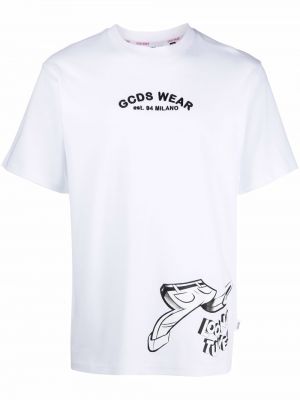 Camiseta de cuello redondo Gcds blanco