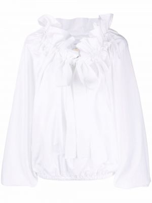 Блуза с волани Patou бяло
