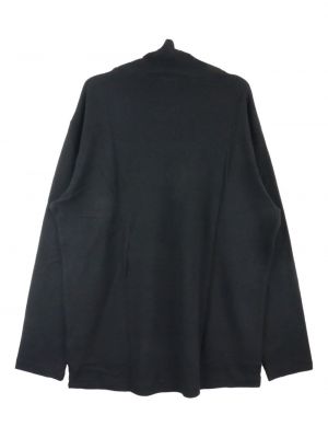 Sweter wełniany Yohji Yamamoto czarny