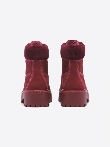 Bottines à lacets Timberland rouge