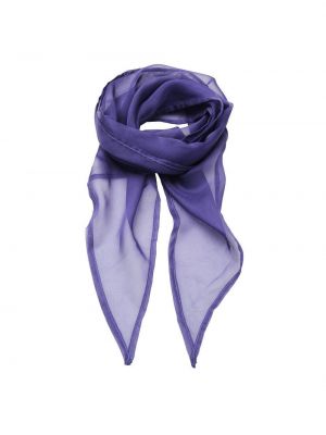 Шифоновый шарф в деловом стиле Premier фиолетовый
