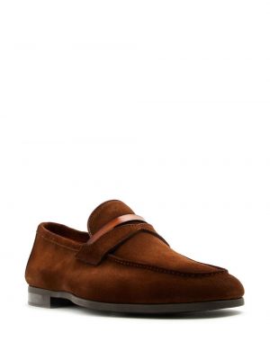 Slip-on seemisnahksed loafer-kingad Magnanni pruun