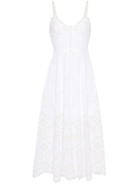 Μίντι φόρεμα Charo Ruiz Ibiza λευκό