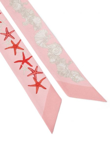 Cravate à imprimé à motif étoile Versace