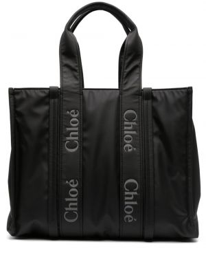 Τσάντα shopper Chloé μαύρο