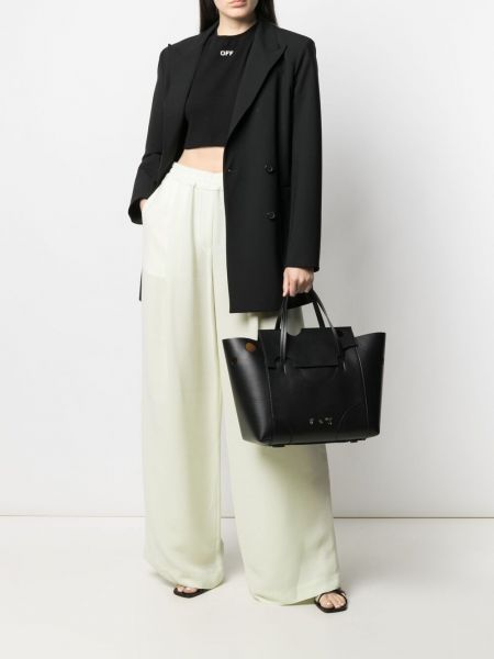 Relaxed fit kelnės Off-white