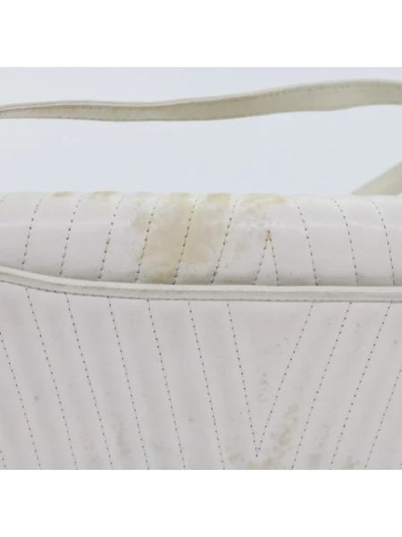 Bolso cruzado de cuero Valentino Vintage blanco