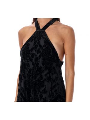 Mini vestido de terciopelo‏‏‎ Isabel Marant negro