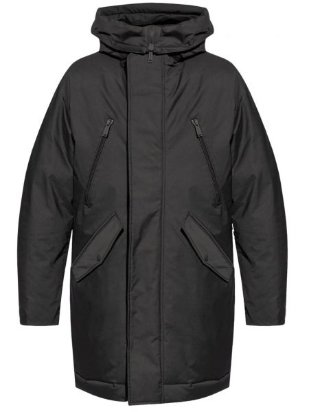 Lange jacke mit kapuze Dsquared2 schwarz