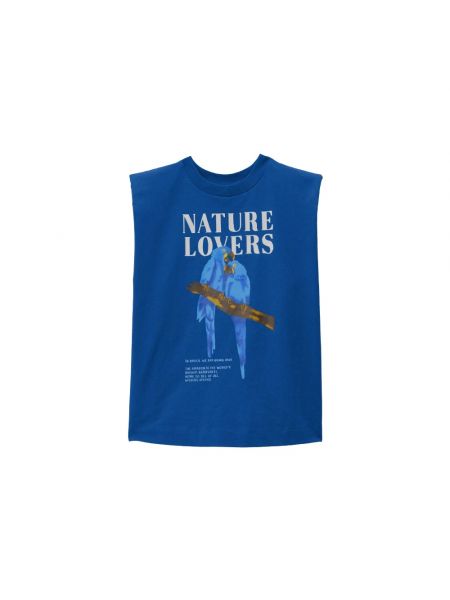 T-shirt mit schulterpolstern Farm Rio blau