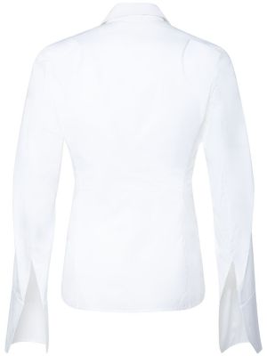Koszula dopasowana bawełniana Ann Demeulemeester biała