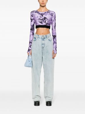 Top mit print Versace Jeans Couture