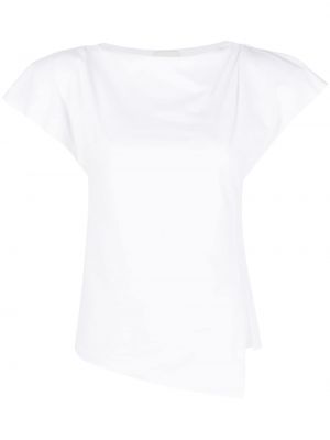 Koszulka asymetryczna Isabel Marant biała