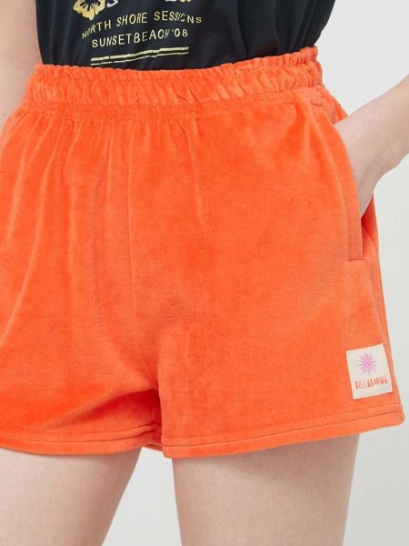 Pantaloni cu talie înaltă Billabong portocaliu