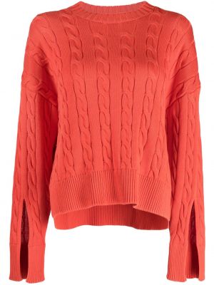 Medvilninis megztinis Bally oranžinė