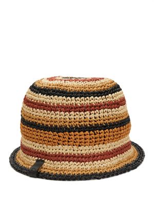 Женская шляпа в полоску с цветными блоками Catarzi