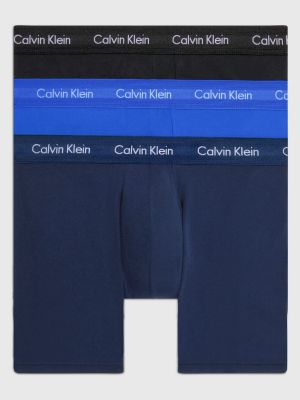 Хлопковые боксеры Calvin Klein синие