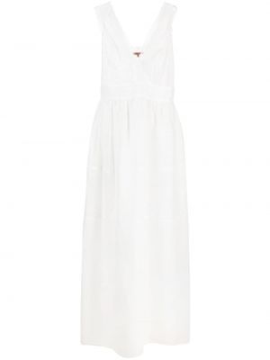 Nėriniuotas medvilninis suknele Ermanno Scervino balta
