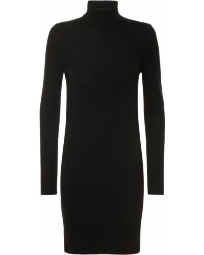Кашмирена мини рокля Michael Kors Collection черно