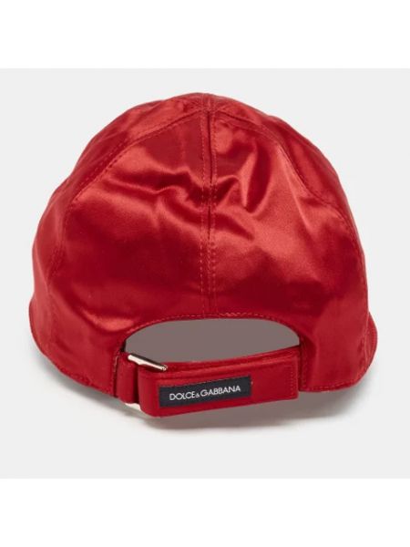 Sombrero de raso Dolce & Gabbana Pre-owned rojo
