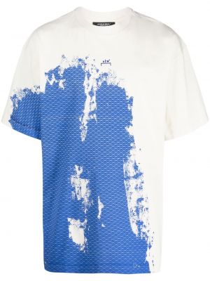 T-shirt à imprimé à motifs abstraits A-cold-wall*