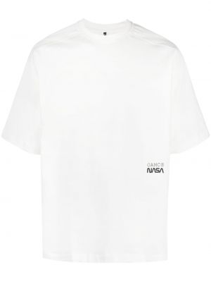 Raštuotas marškinėliai Oamc balta