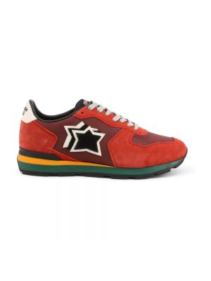 Czerwone sneakersy w gwiazdy Atlantic Stars