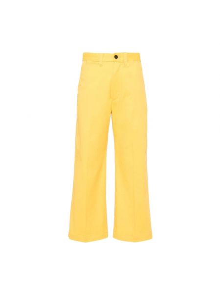 Proste spodnie relaxed fit Ralph Lauren żółte