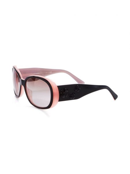 Spalvų gradiento rašto akiniai nuo saulės Chanel Pre-owned rožinė