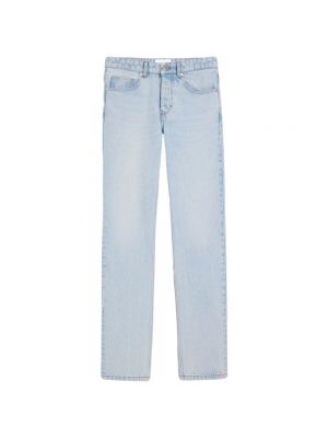 Niebieskie proste jeansy Ami Paris