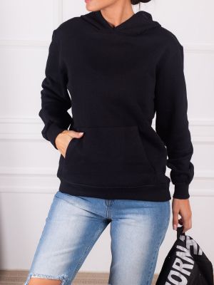 Kapučdžemperis ar kabatām Armonika melns
