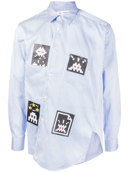 Knappen opp skjorte Comme Des Garcons Shirt blå