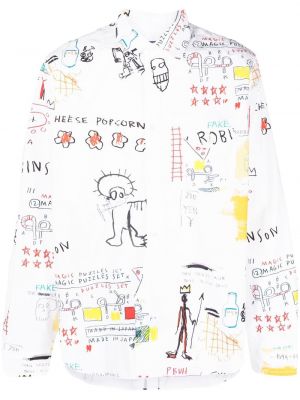Chemise à imprimé Junya Watanabe Man blanc