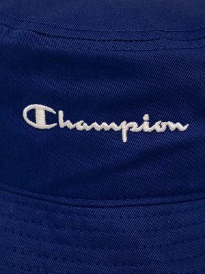 Хлопковая шляпа Champion синяя