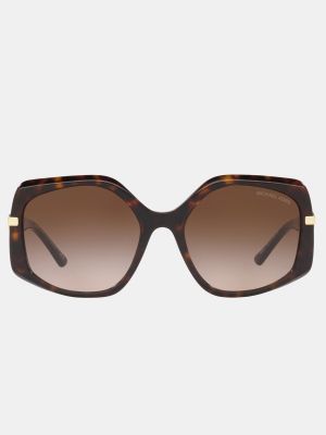 Gafas de sol con estampado geométrico Michael Kors marrón