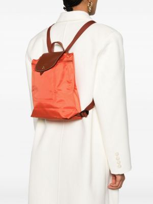 Plecak Longchamp pomarańczowy
