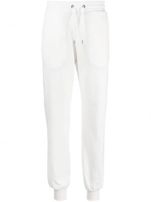 Памучни прилепнали спортни панталони Moorer бяло