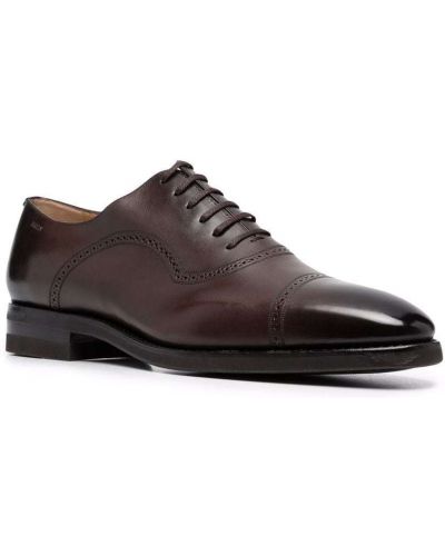 Chaussures oxford en cuir Bally marron