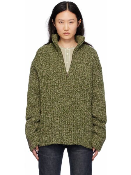 Зеленый свитер Maison Margiela