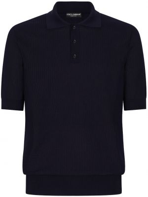 Polo marškinėliai Dolce & Gabbana juoda