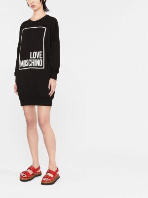 Sweatshirt mit print Love Moschino schwarz