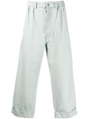 Pantalones de cintura alta Société Anonyme azul