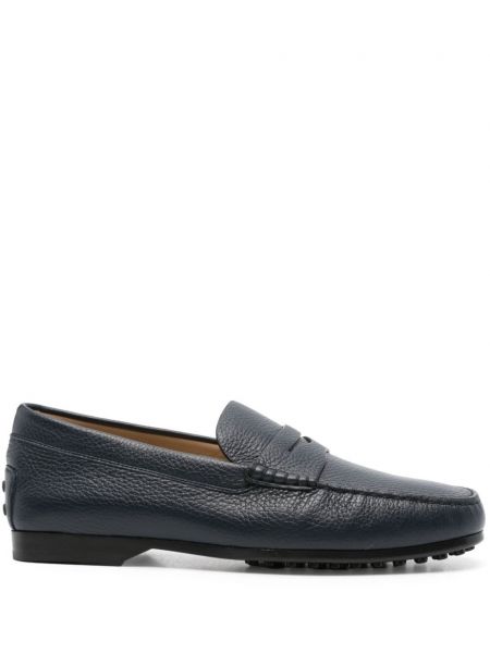 Deri mokasenler Tod's mavi