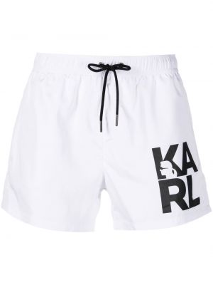 Shorts Karl Lagerfeld, bianco