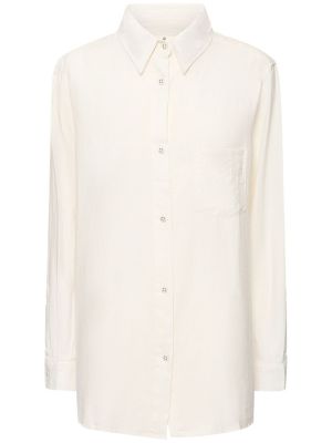 Ленена риза с копчета Weworewhat бяло