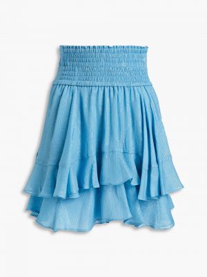 Mini sukně A.l.c., tyrkysová