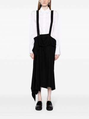 Dlouhá sukně Yohji Yamamoto černé