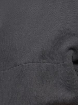 Sudadera con capucha de algodón Lemaire gris