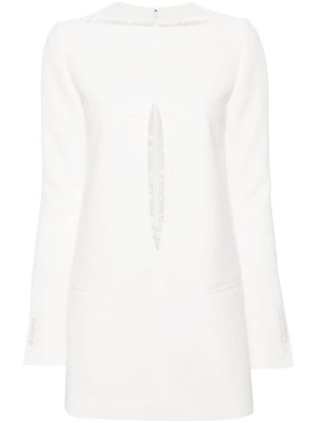 Коктейлна рокля Courreges бяло